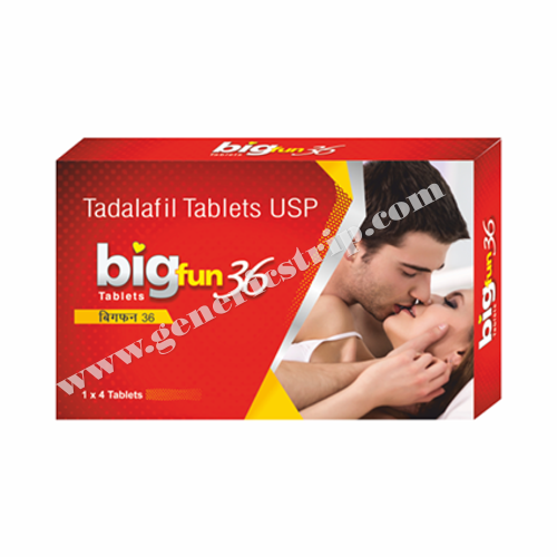 Bigfun 36 Tablet 20 Mg (Tadalafil 20mg)