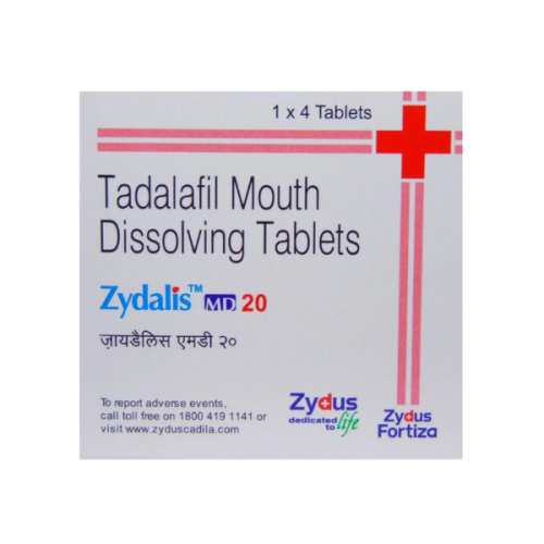 Zydalis MD 20 Mg (Tadalafil Mouth Dissolving Tablets)