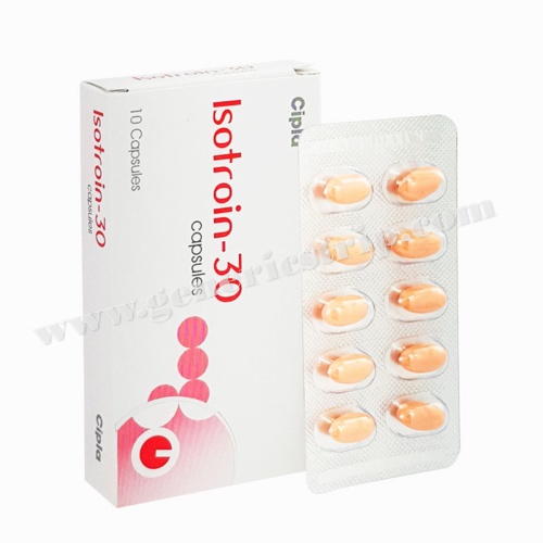 Isotroin 30 mg Capsule (Isotretinoin)